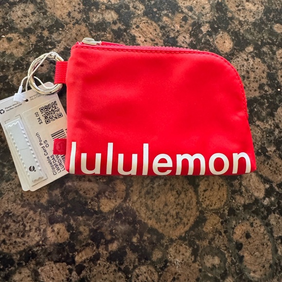 NWT Lululemon Red Card Pouch - Picture 2 of 4